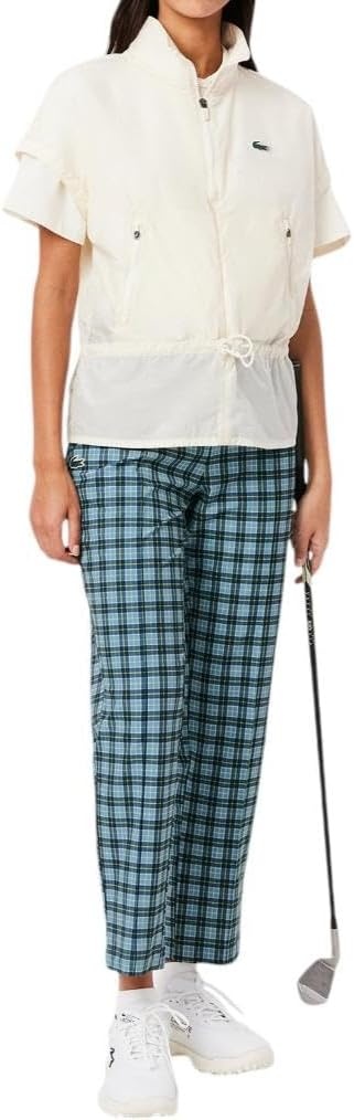 image:imageLacoste Womens Sport Slim Fit Uv Protect Stretch Golf PantsDusty BlueNavy Blue