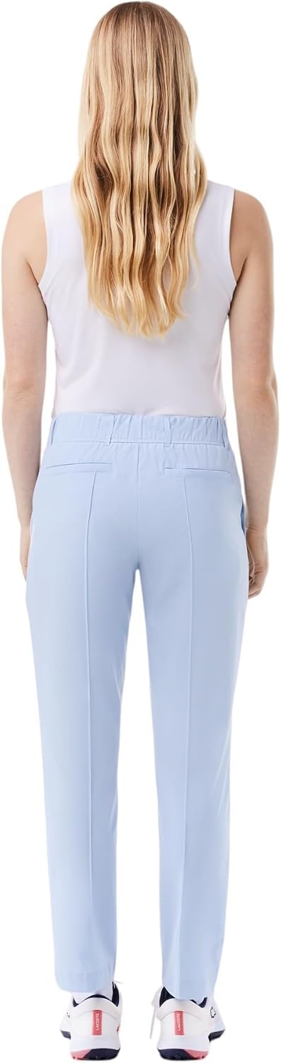 image:imageLacoste Womens Sport Slim Fit Uv Protect Stretch Golf PantsPhoenix Blue