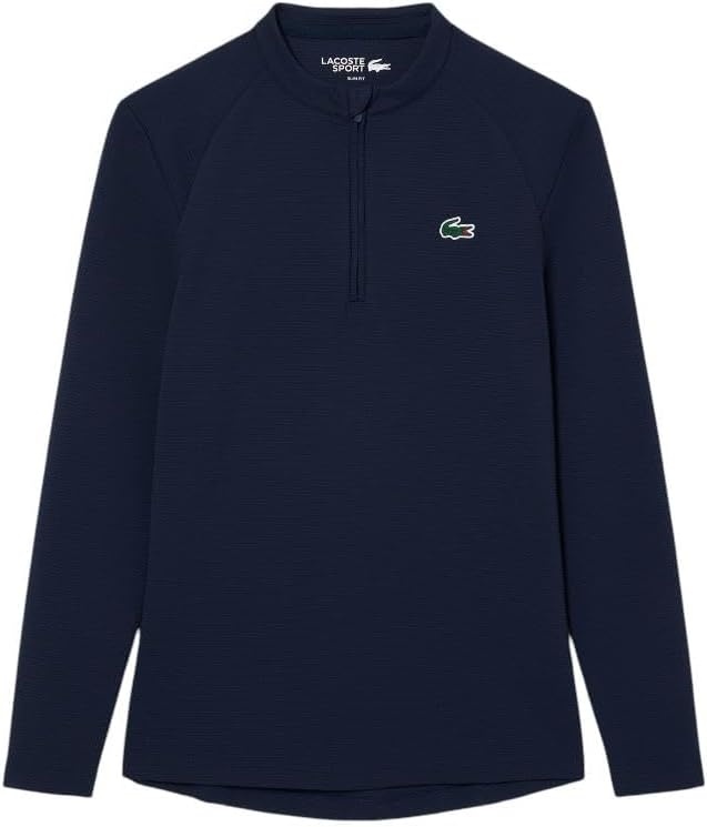 image:imageLacoste Womens Sport Sport Uv Protect Layering SweatshirtNavy Blue