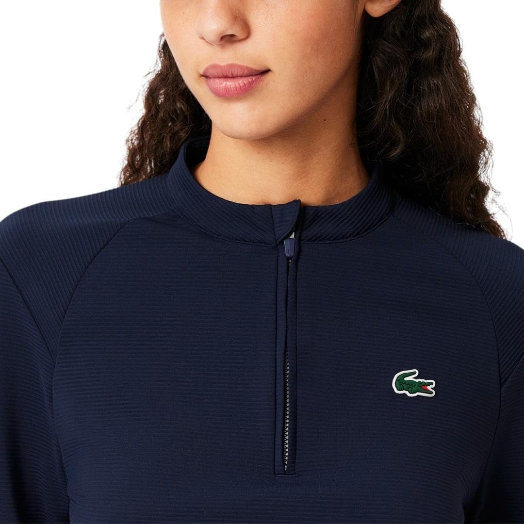 image:imageLacoste Womens Sport Sport Uv Protect Layering SweatshirtNavy Blue