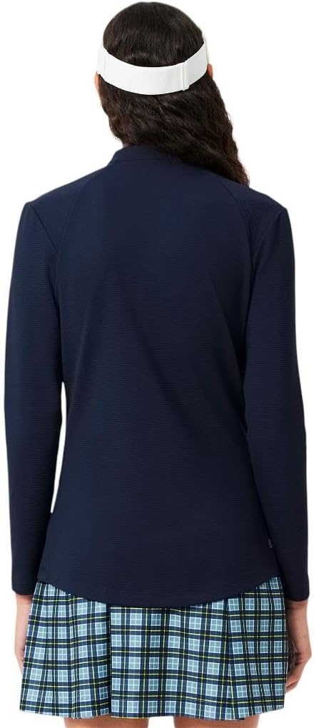 image:imageLacoste Womens Sport Sport Uv Protect Layering SweatshirtNavy Blue