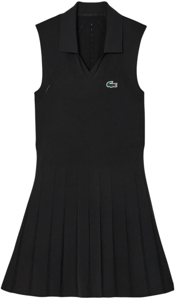 image:imageLacoste Womens Sport Stretch Tennis Dress and ShortsBlackBlack