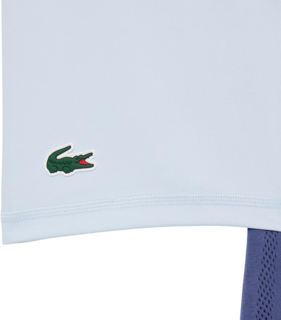 image:imageLacoste Womens Sport Stretch Tennis Dress and ShortsSoft NavyPastel Blue