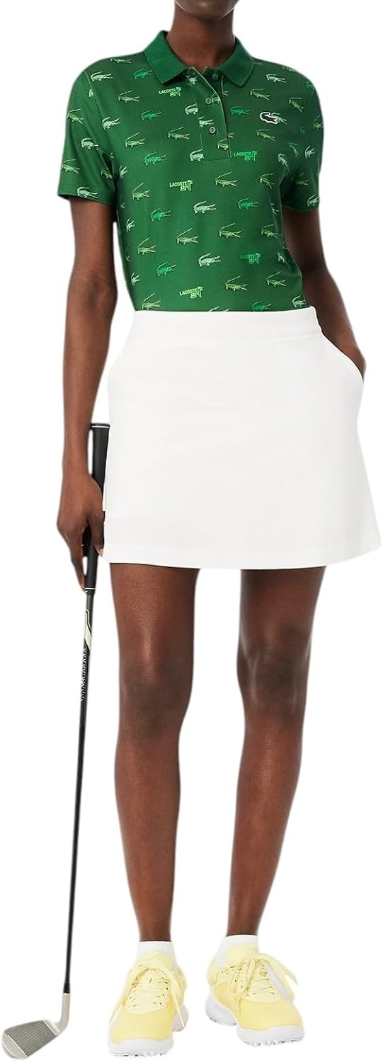 image:imageLacoste Womens Sport Ultra Dry Golf Skirt with LinerWhiteWhite