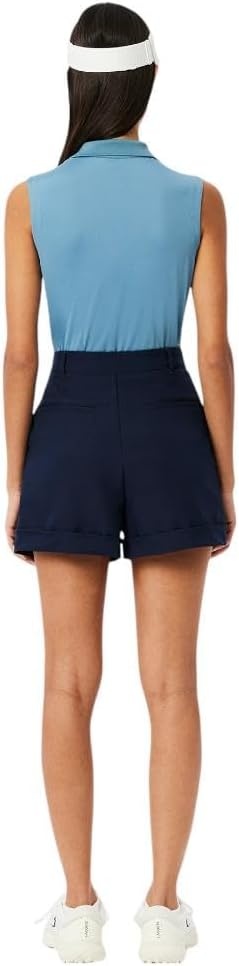 image:imageLacoste Womens Sport Ultra Dry Golf Stretch Bermuda ShortsNavy Blue