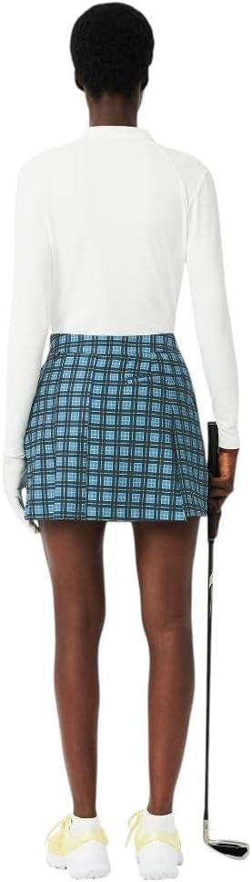 image:imageLacoste Womens Sport Ultra Dry Stretch Golf Skirt with LinerLimestoneNavy Blue