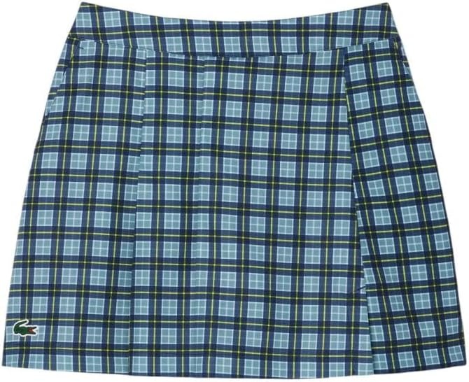 image:imageLacoste Womens Sport Ultra Dry Stretch Golf Skirt with LinerLimestoneNavy Blue
