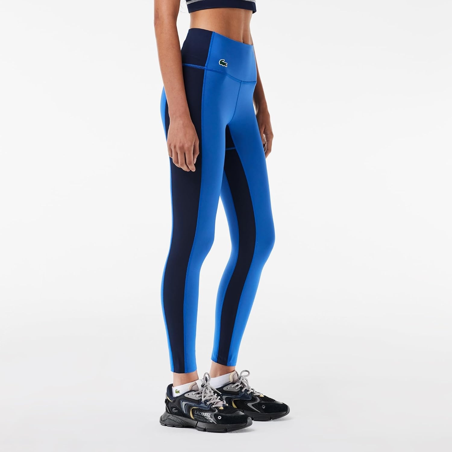 image:imageLacoste Womens Sport Ultra Dry Stretch LeggingsNavy BlueLadigue