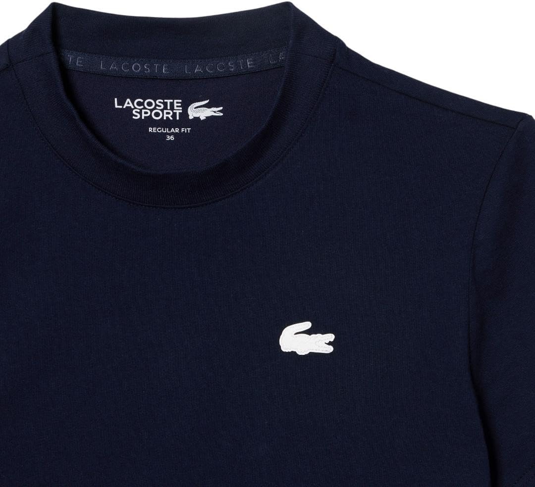image:imageLacoste Womens Sport Ultra Dry Technical Cotton Sport TShirtNavy Blue