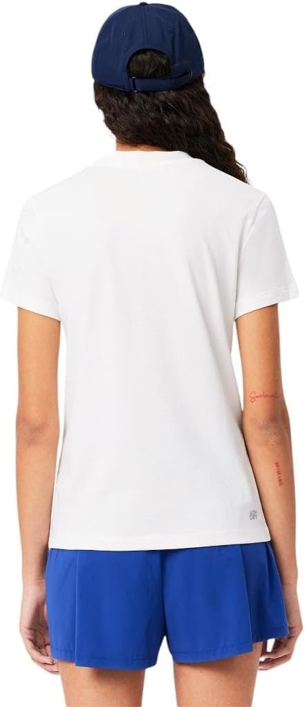 image:imageLacoste Womens Sport Ultra Dry Technical Cotton Sport TShirtWhite