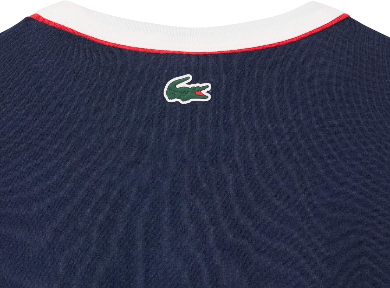 image:imageLacoste Womens Sport Ultra Dry Tennis Heritage Badge TShirtNavy BlueFlour