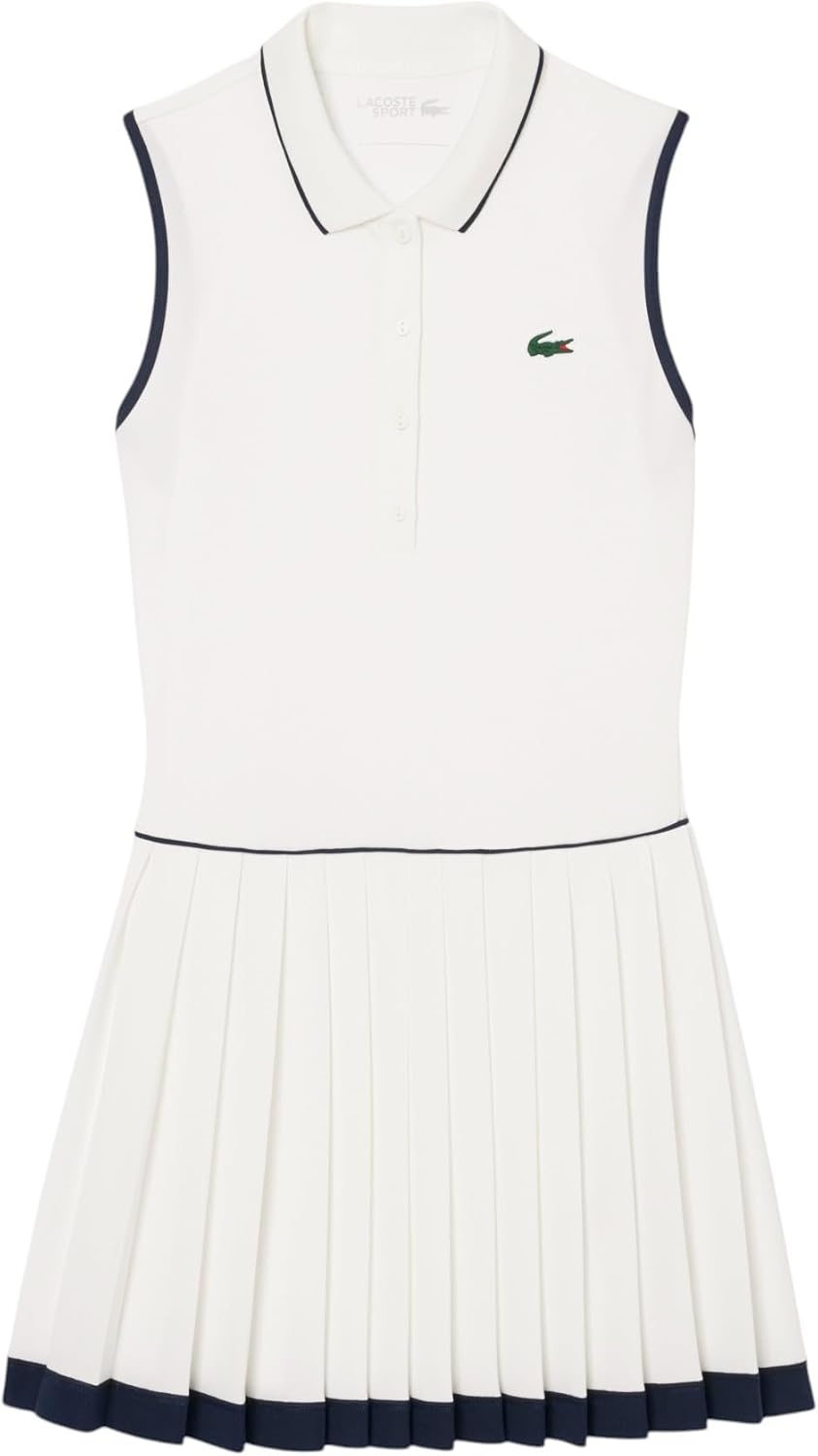 image:imageLacoste Womens Sport Ultra Dry Tennis Heritage DressFlourNavy BlueNavy Blue