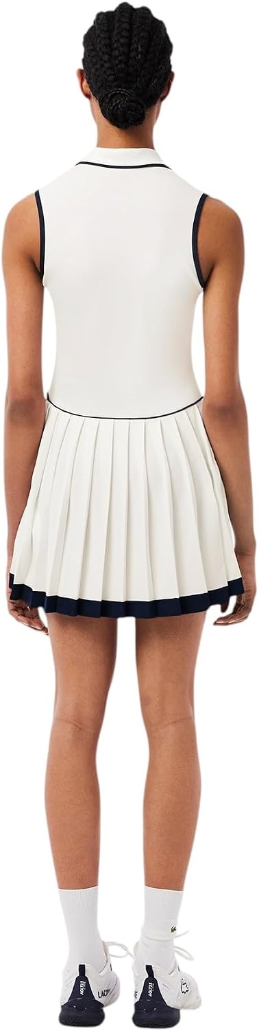image:imageLacoste Womens Sport Ultra Dry Tennis Heritage DressFlourNavy BlueNavy Blue