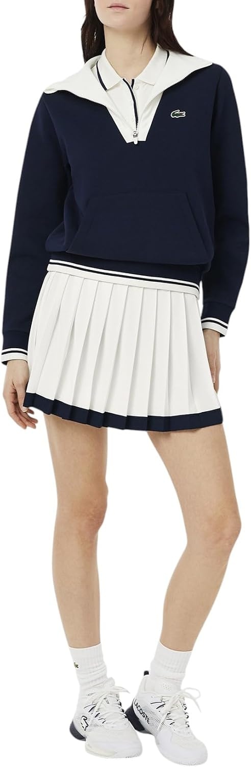 image:imageLacoste Womens Sport Ultra Dry Tennis Heritage Stretch SkirtFlourNavy BlueNavy Blue