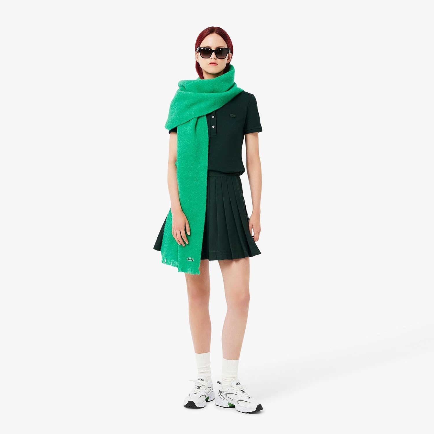 image:imageLacoste Womens Storm 96 2k SneakerWhtDk Grn