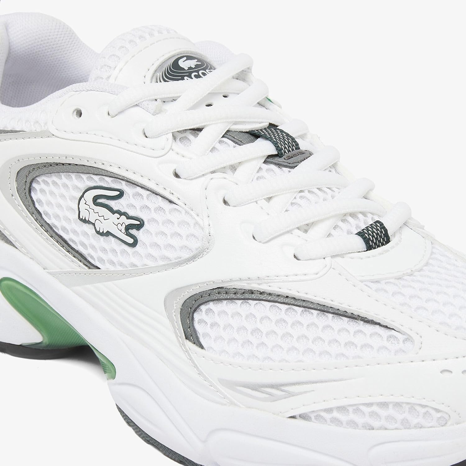 image:imageLacoste Womens Storm 96 2k SneakerWhtDk Grn