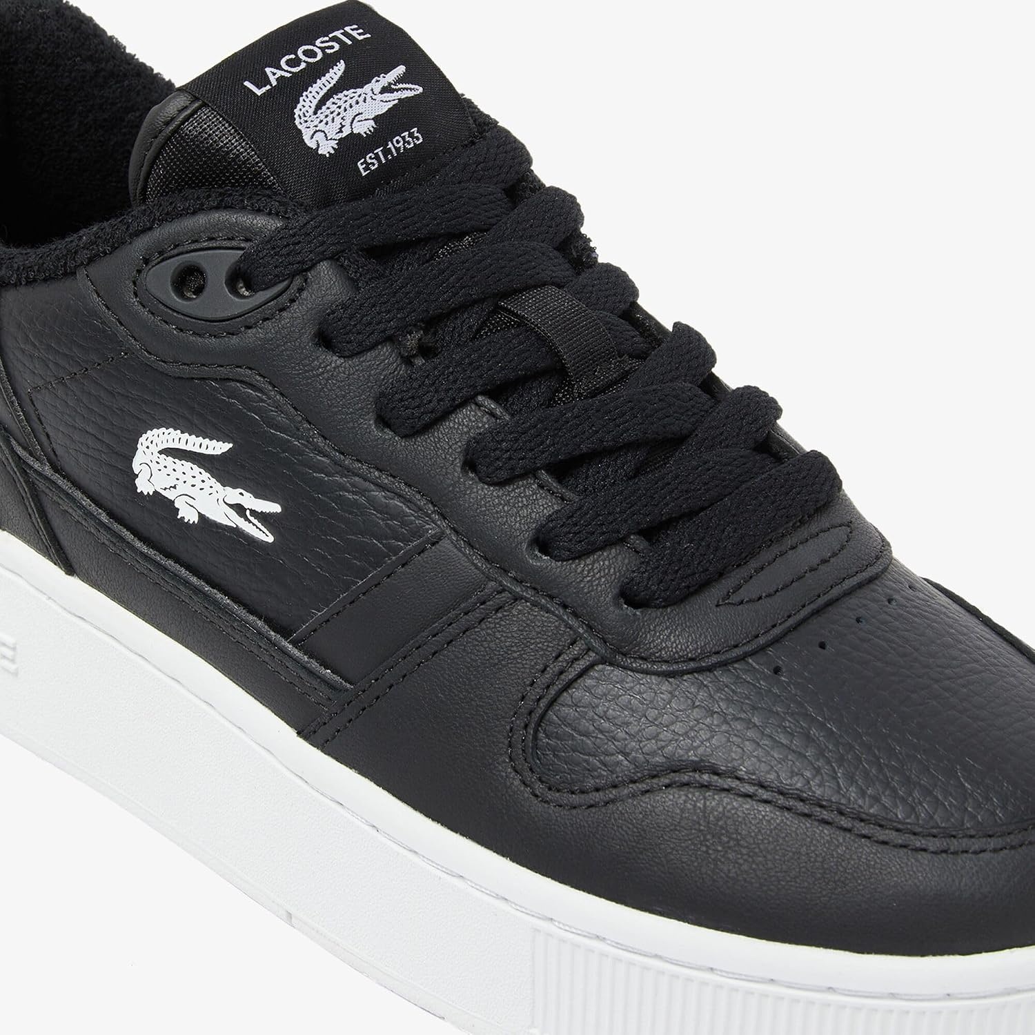 image:imageLacoste Womens TClip Plaform SneakerBlackWhite