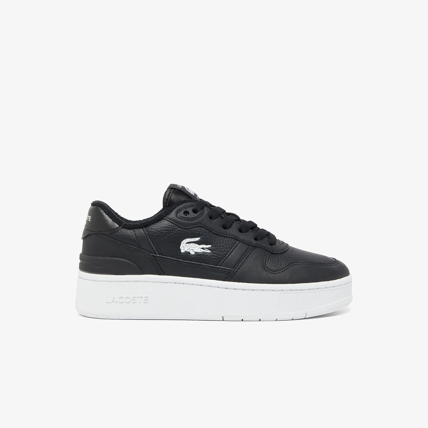image:imageLacoste Womens TClip Plaform SneakerBlackWhite