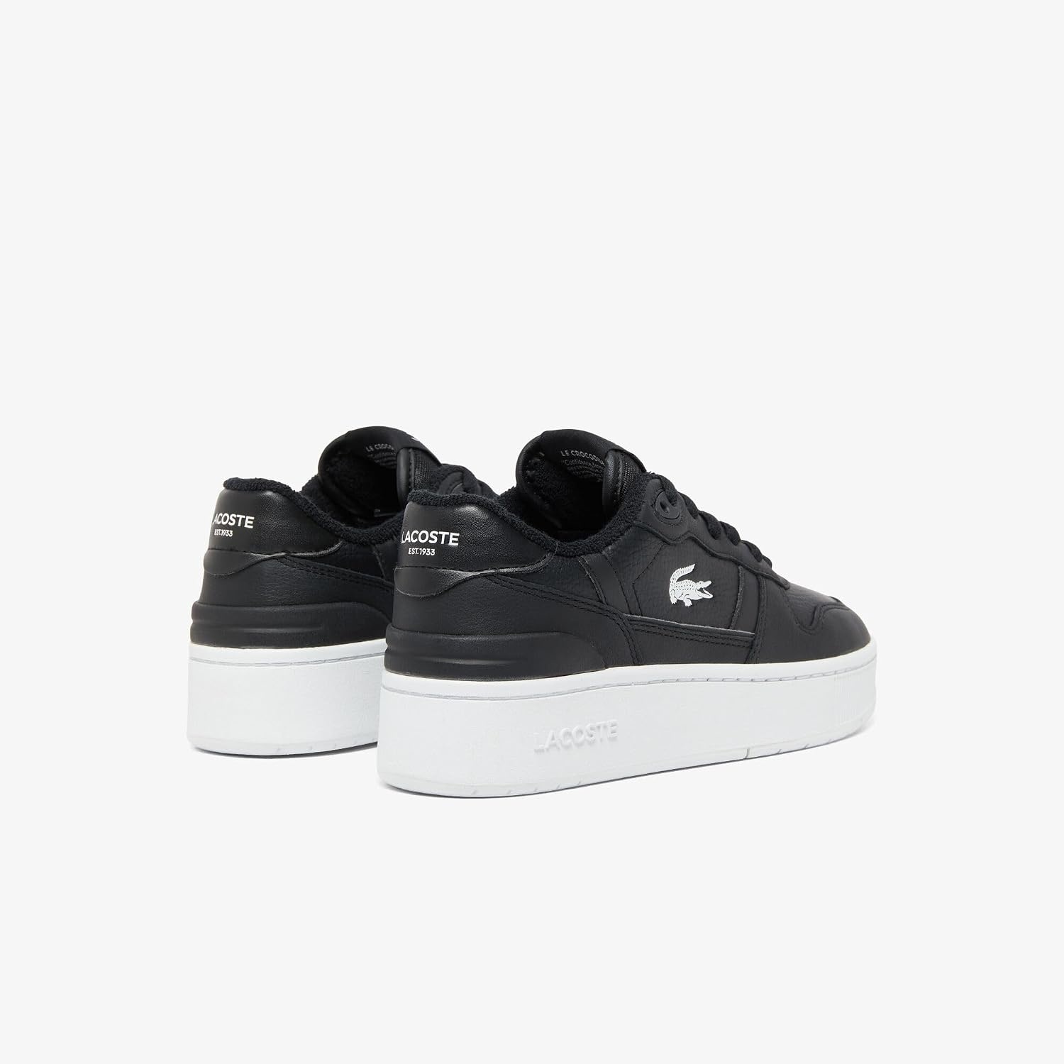 image:imageLacoste Womens TClip Plaform SneakerBlackWhite
