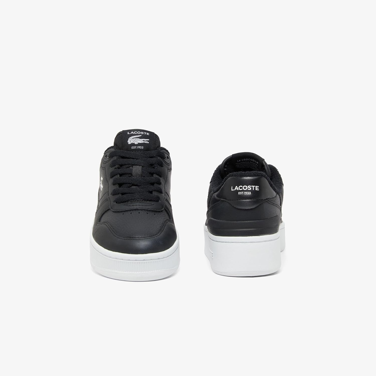 image:imageLacoste Womens TClip Plaform SneakerBlackWhite