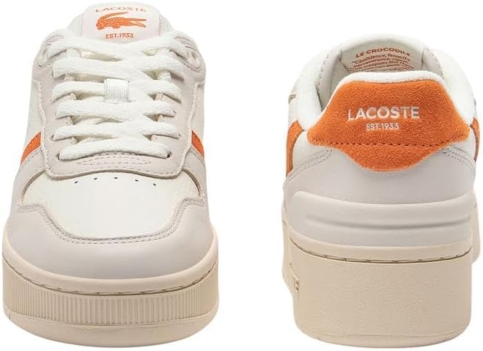 image:imageLacoste Womens TClip Plaform SneakerOff WhiteLight Tan