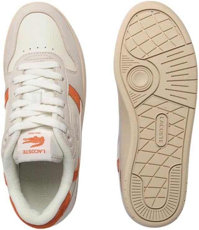 image:imageLacoste Womens TClip Plaform SneakerOff WhiteLight Tan