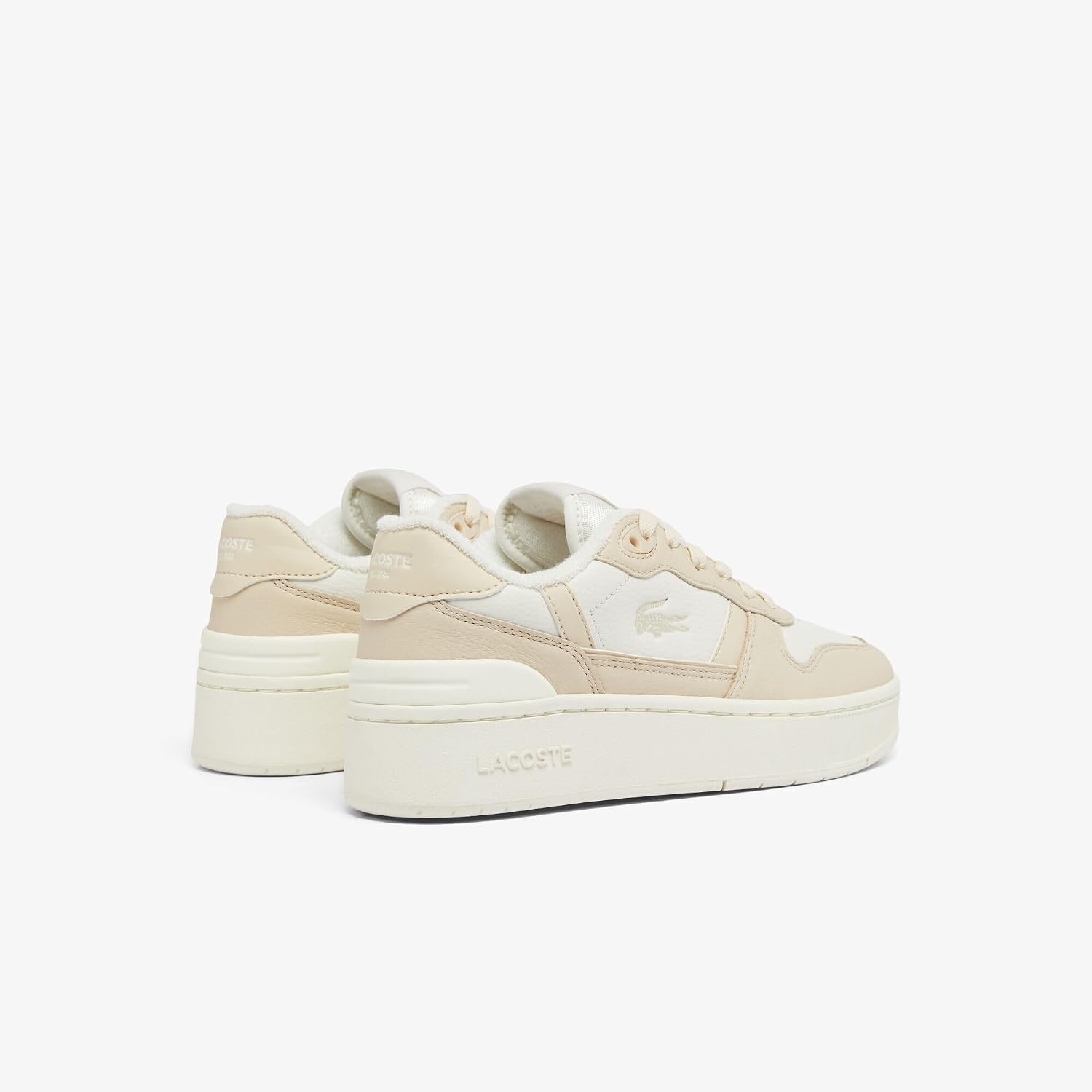 image:imageLacoste Womens TClip Plaform SneakerOff WhtOff Wht