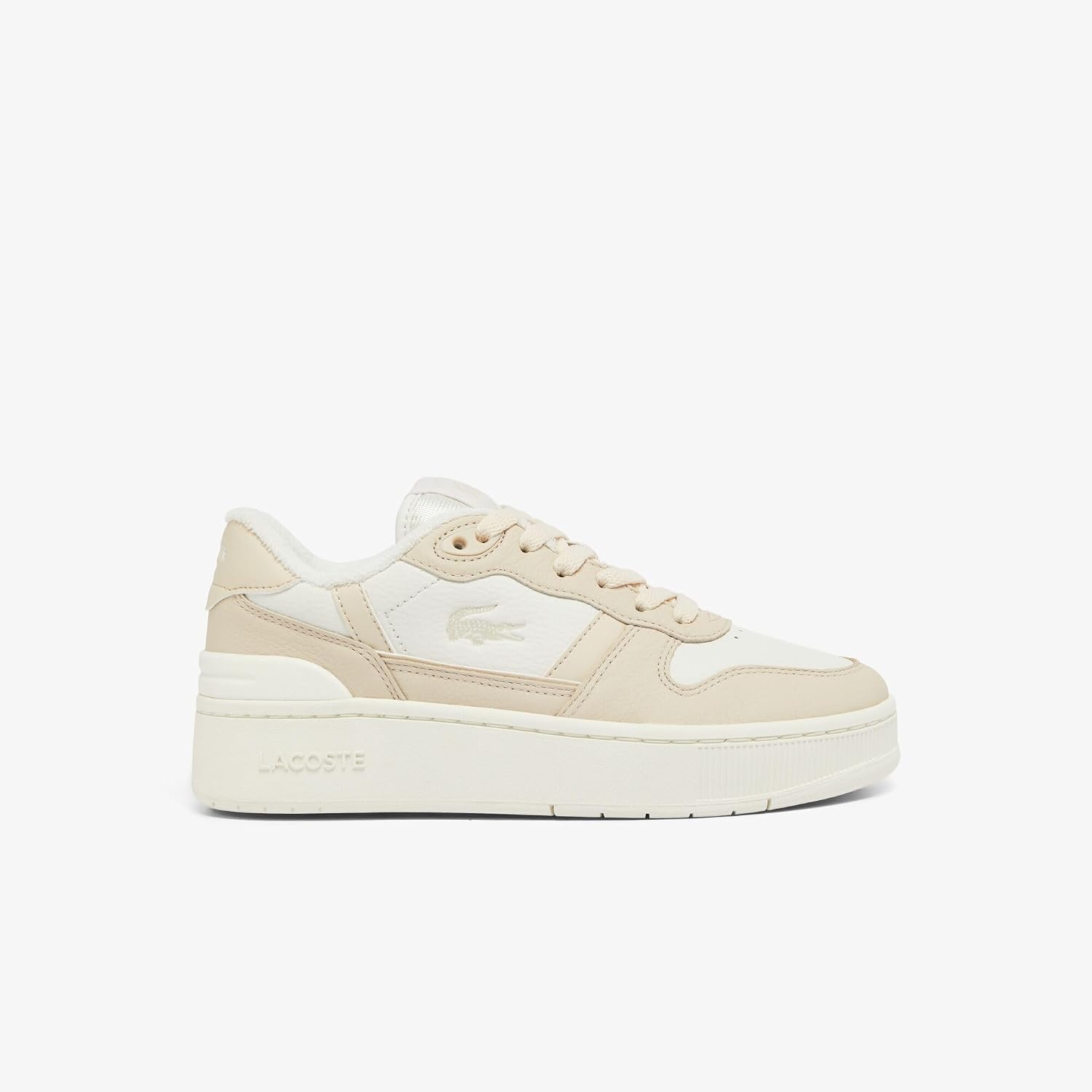 image:imageLacoste Womens TClip Plaform SneakerOff WhtOff Wht