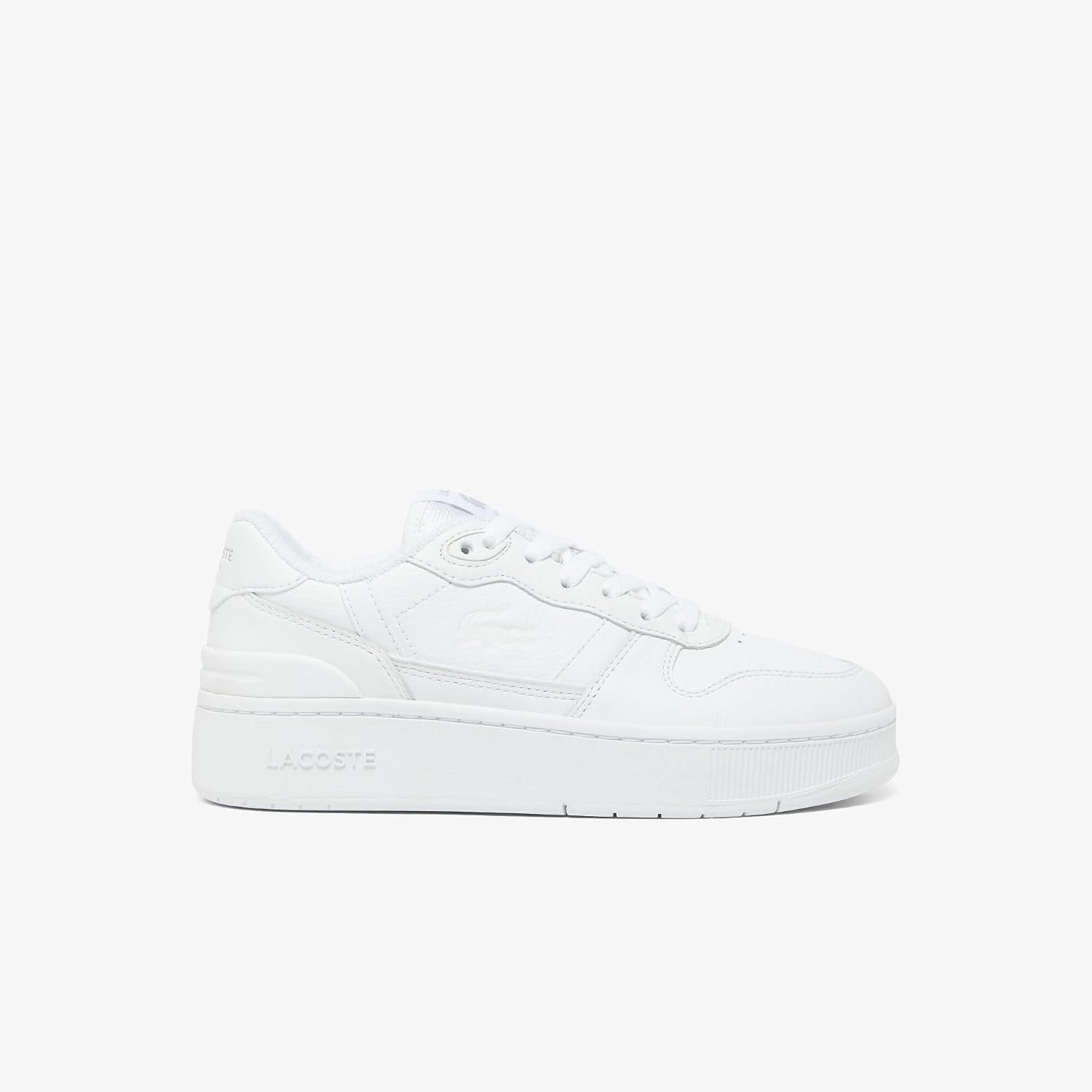 image:imageLacoste Womens TClip Plaform SneakerWhiteBlack