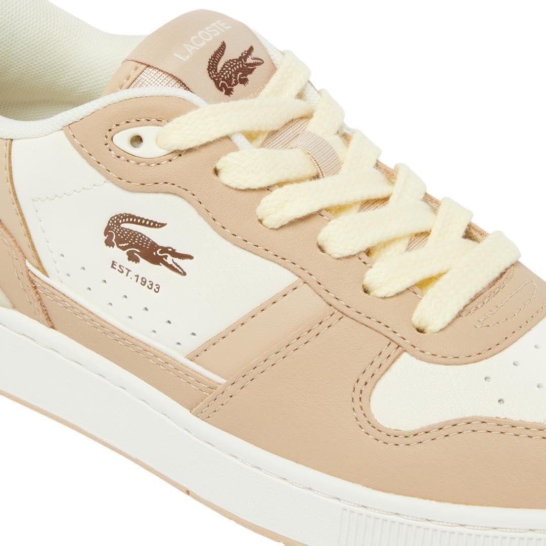image:imageLacoste Womens TClip Set SneakerLight BrownOff White