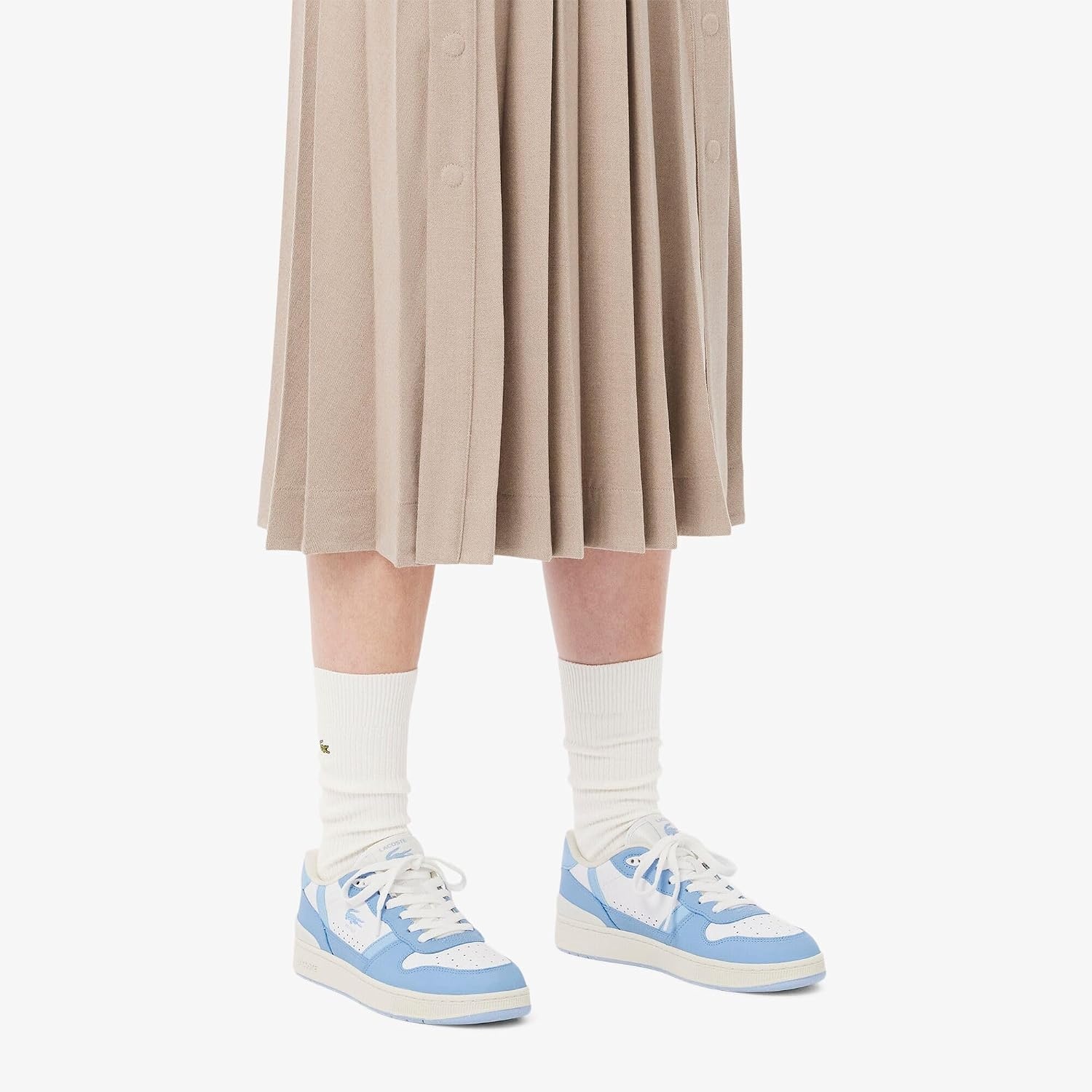 image:imageLacoste Womens TClip Set SneakerWhiteLight Blue