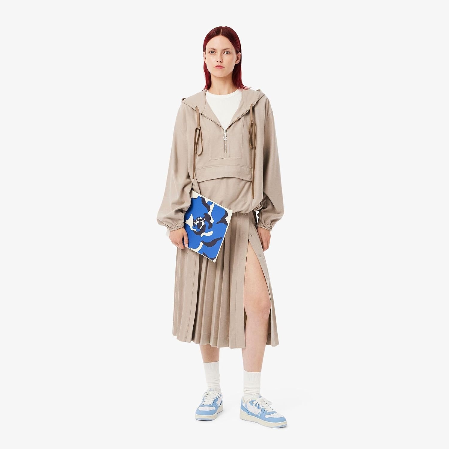 image:imageLacoste Womens TClip Set SneakerWhiteLight Blue
