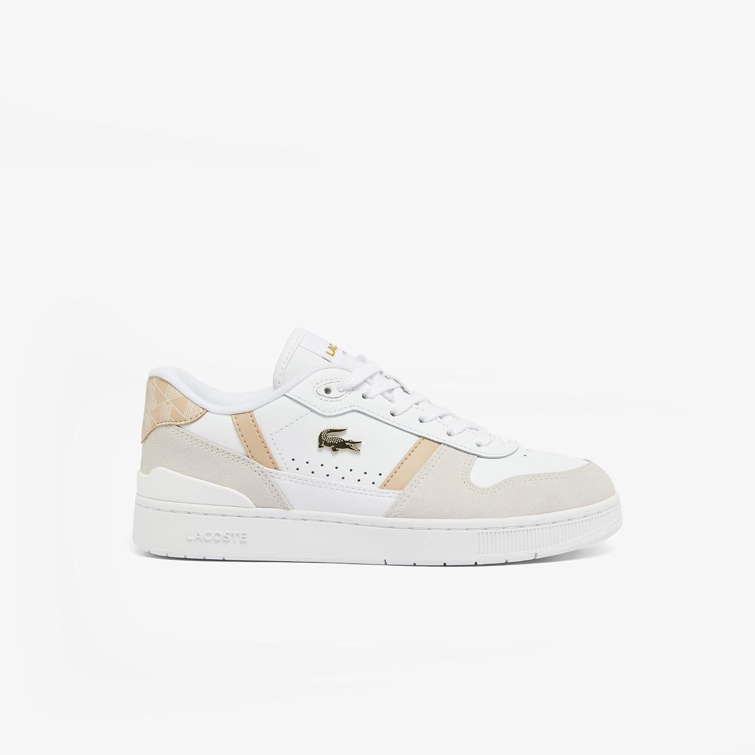 image:imageLacoste Womens TClip Set SneakerWhiteLight Brown