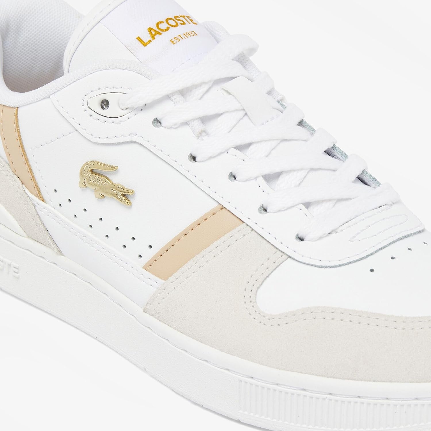 image:imageLacoste Womens TClip Set SneakerWhiteLight Brown