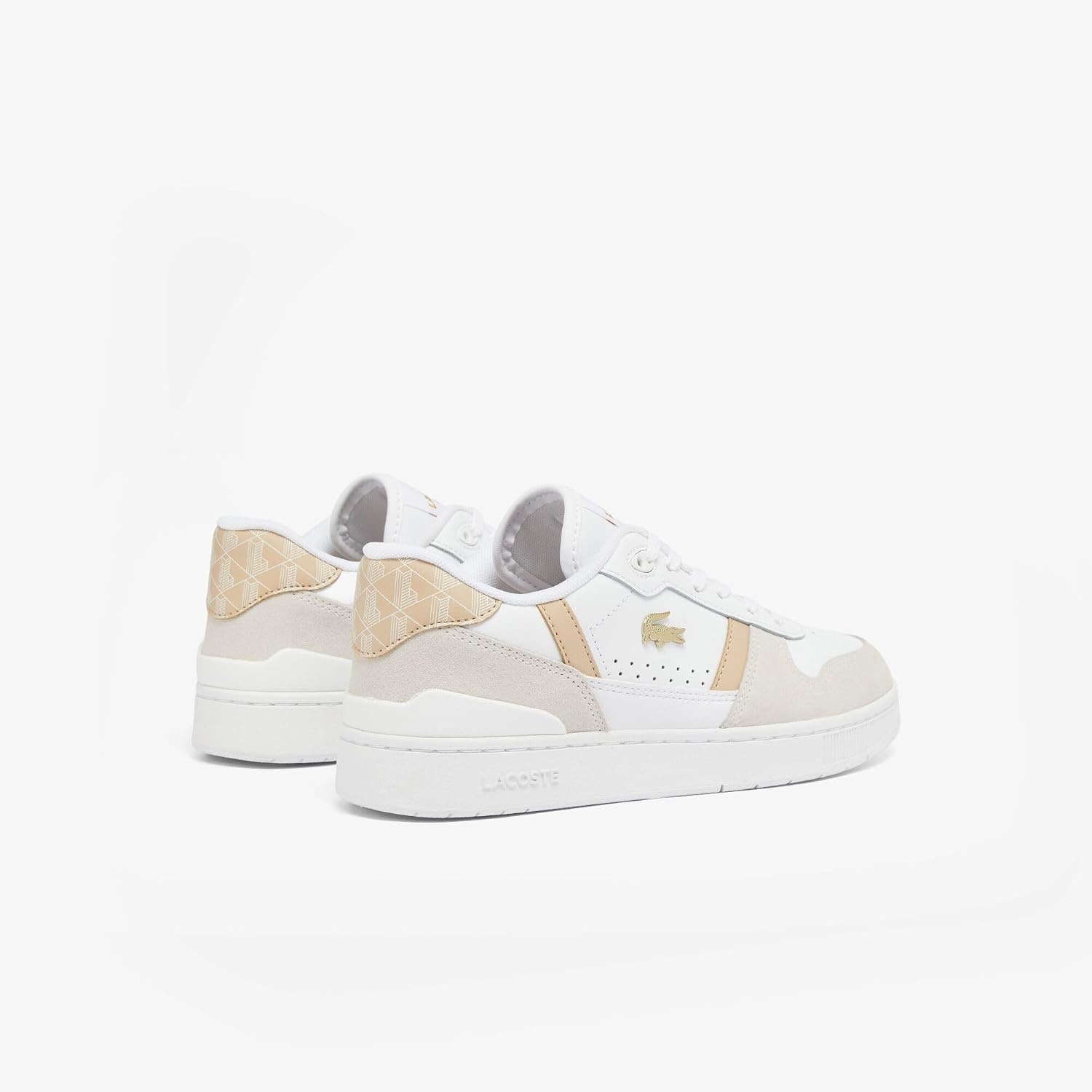 image:imageLacoste Womens TClip Set SneakerWhiteLight Brown