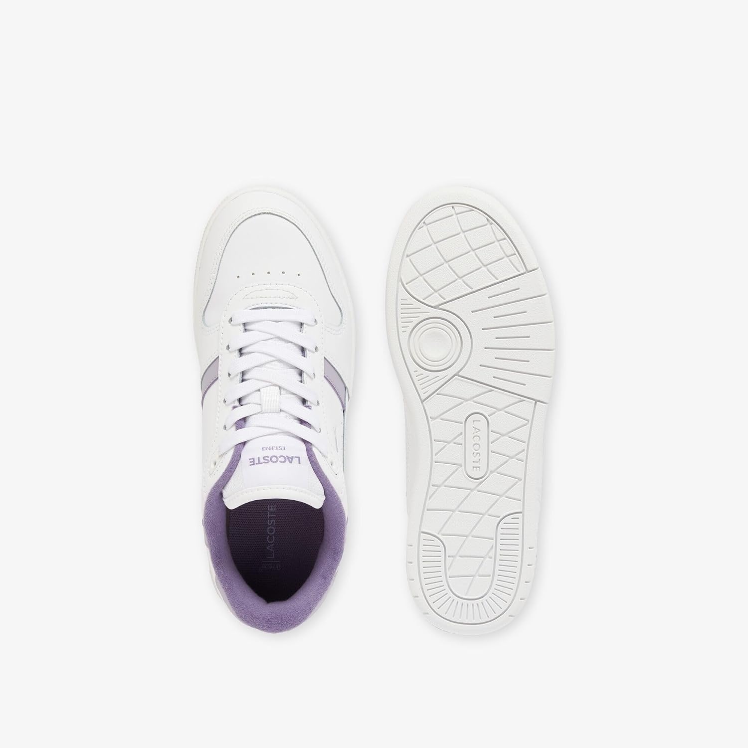 image:imageLacoste Womens TClip Set SneakerWhiteLight Purple