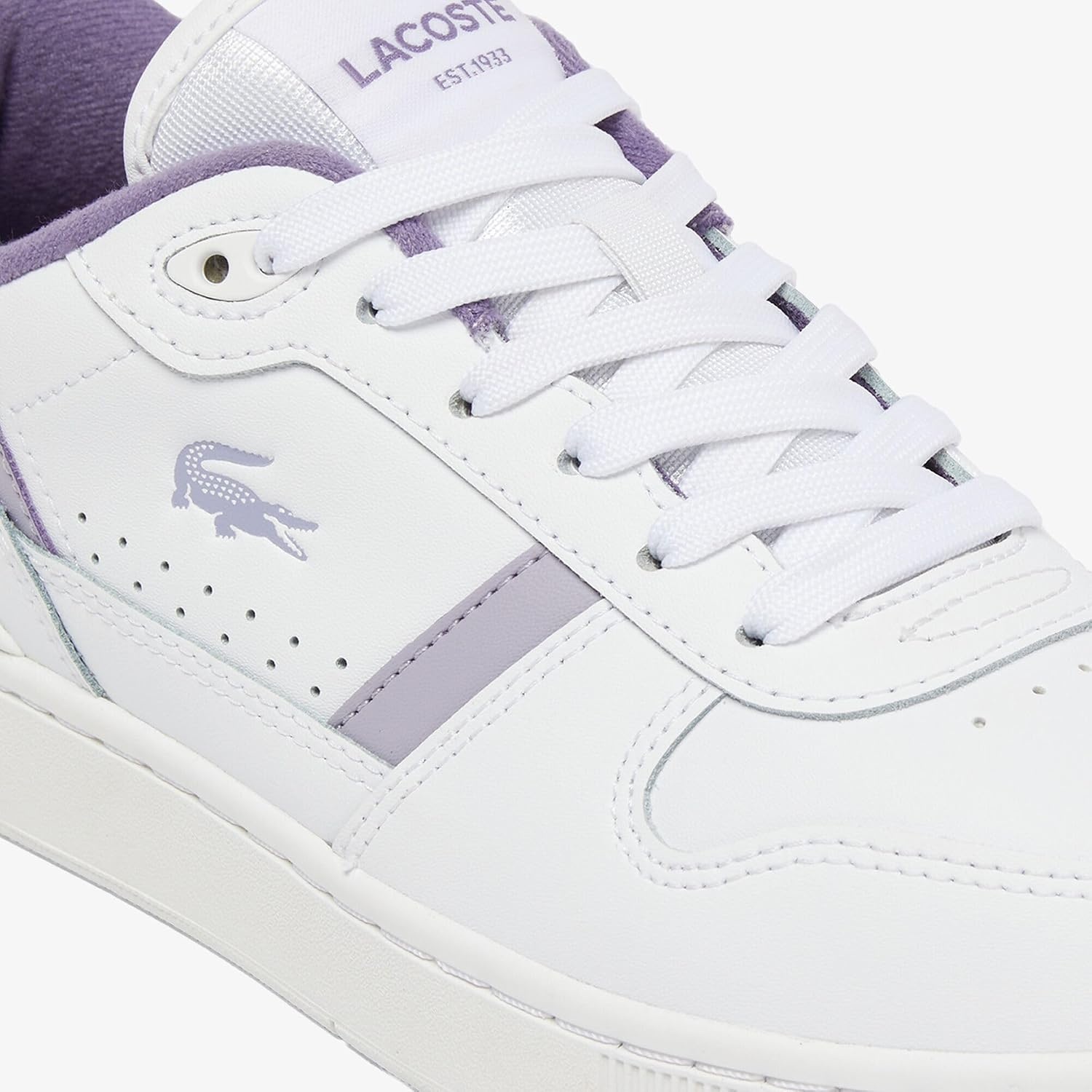 image:imageLacoste Womens TClip Set SneakerWhiteLight Purple