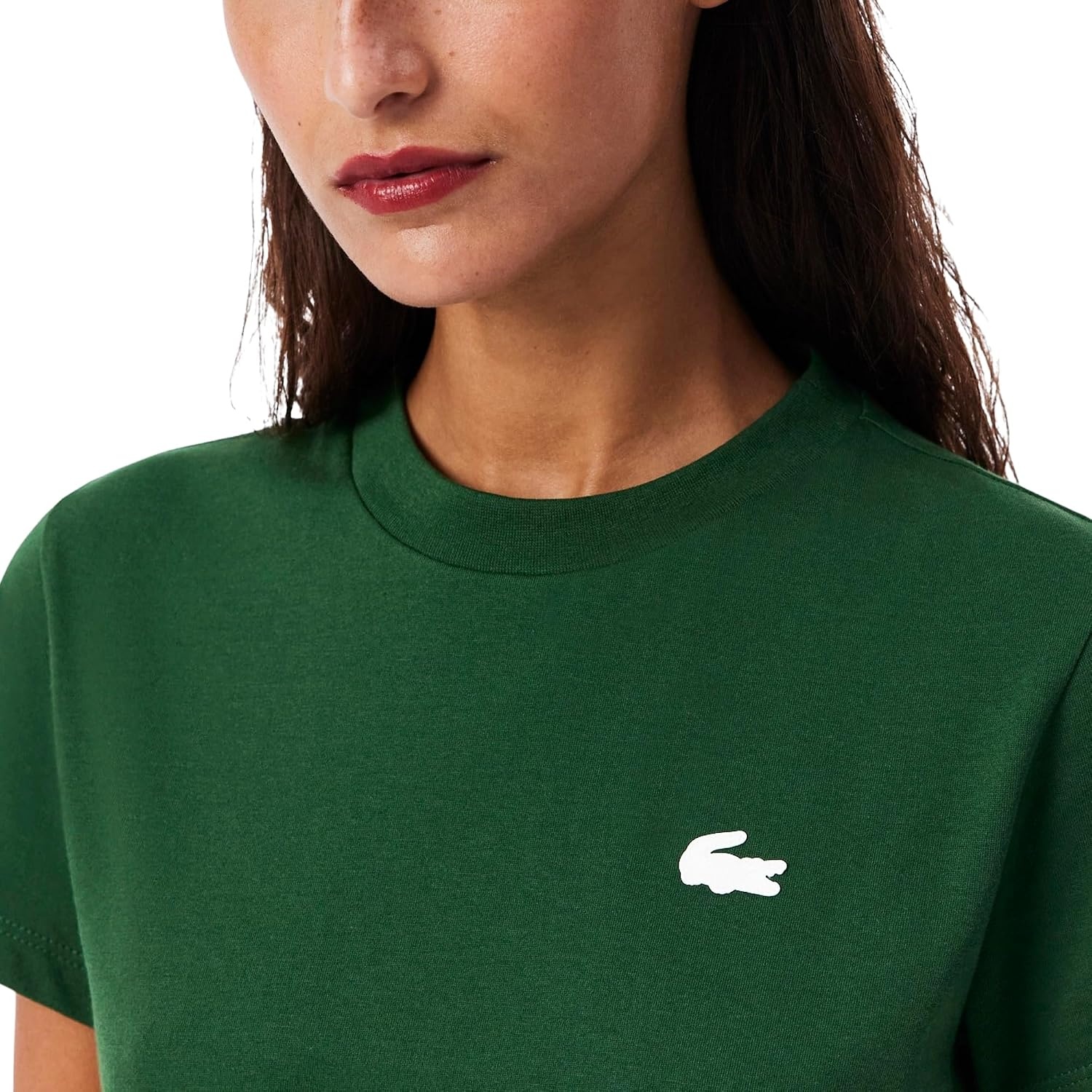 image:imageLacoste Womens Ultra Dry Technical Cotton Sport TShirtGreen