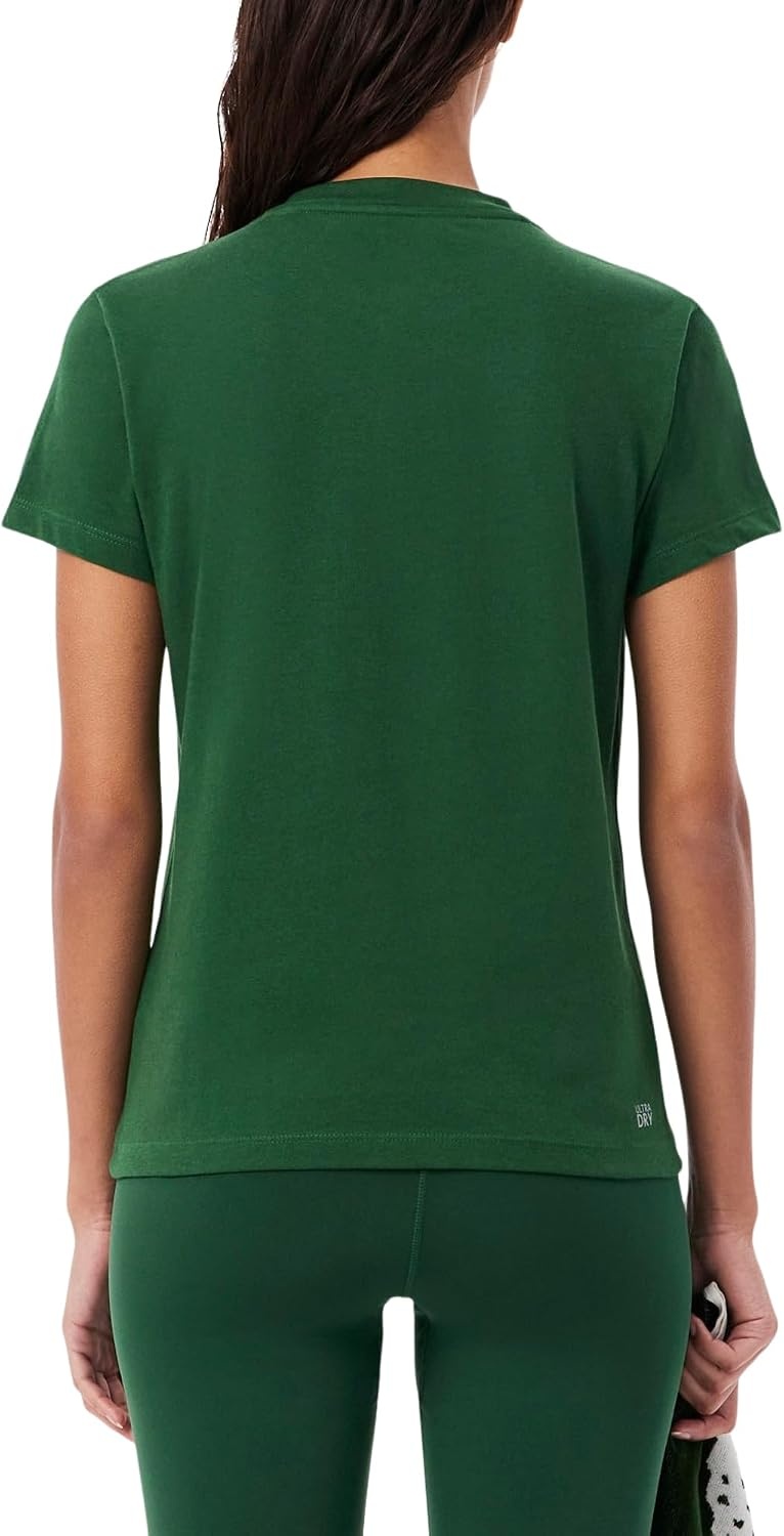 image:imageLacoste Womens Ultra Dry Technical Cotton Sport TShirtGreen