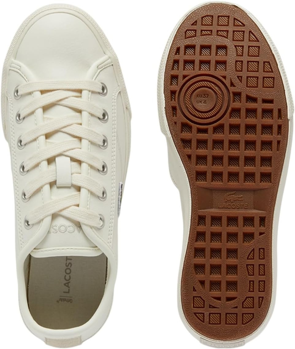 image:imageLacoste Womens Womens Backcourt Leather SneakersOffwhite