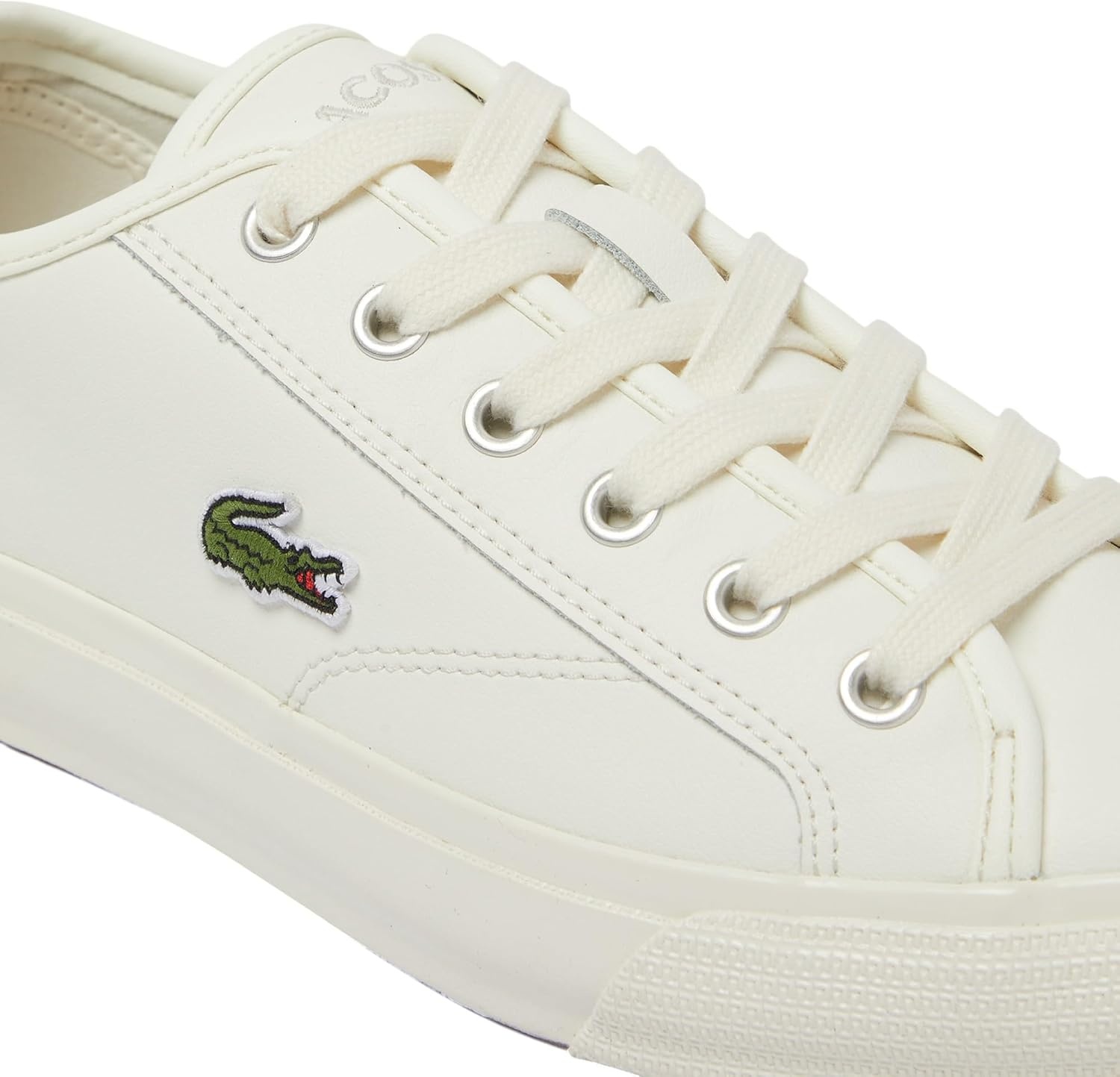 image:imageLacoste Womens Womens Backcourt Leather SneakersOffwhite