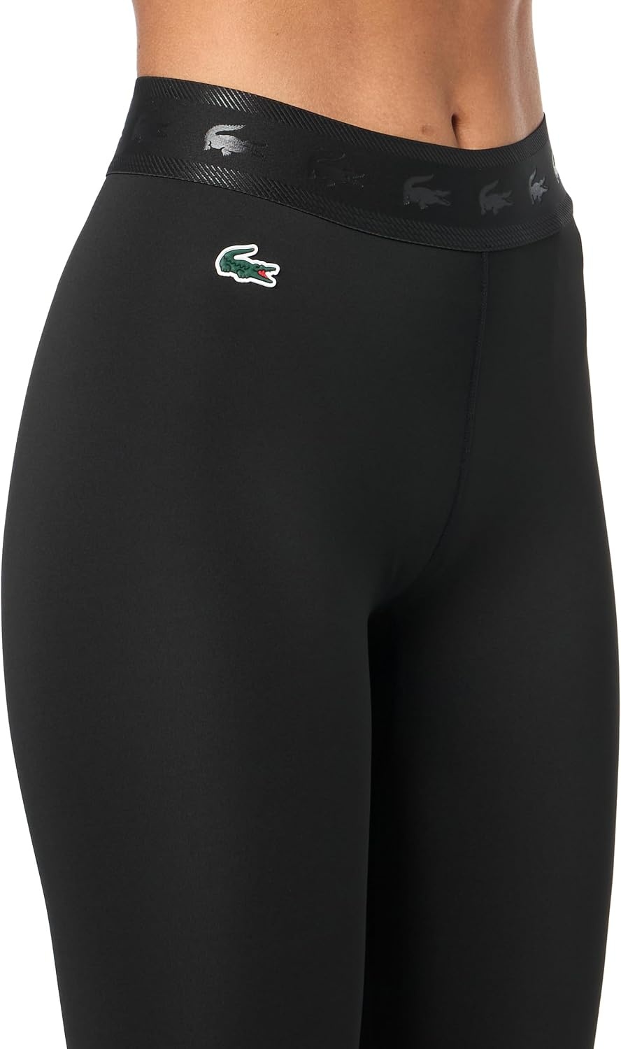 image:imageLacoste Womens Womens Lacoste Sport 78 Length Recycled Polyester LeggingsBlack