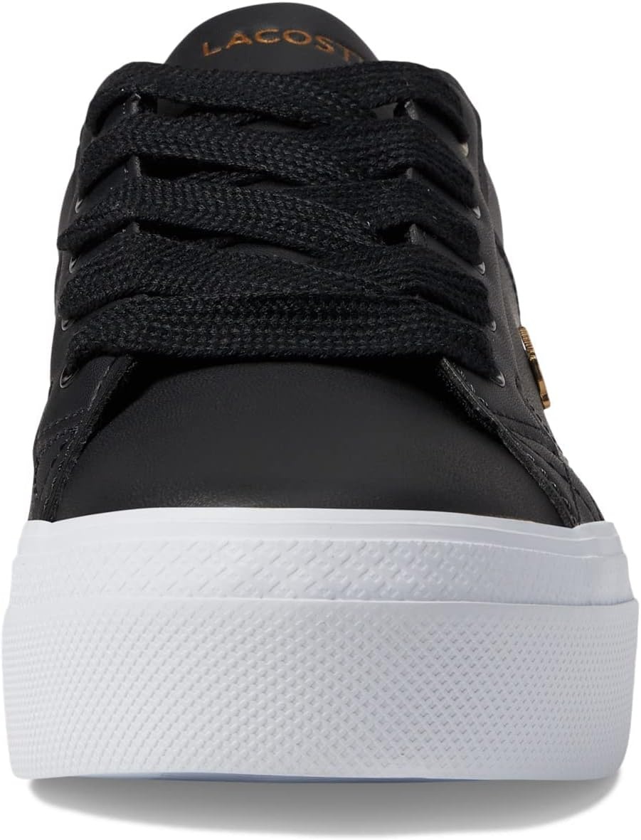 image:imageLacoste Womens Ziane Platform SneakerBlackGold Croc