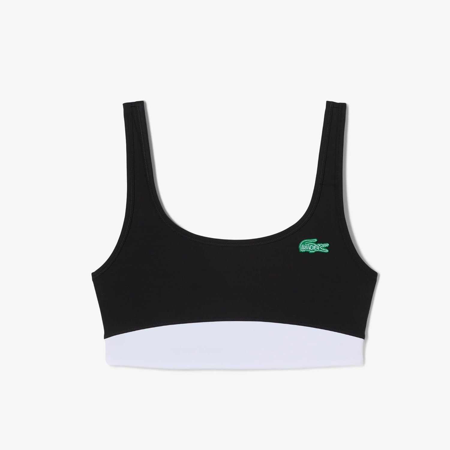 image:imageLacoste x Bandier Womens All Motion Colorblock Sports BraBlack