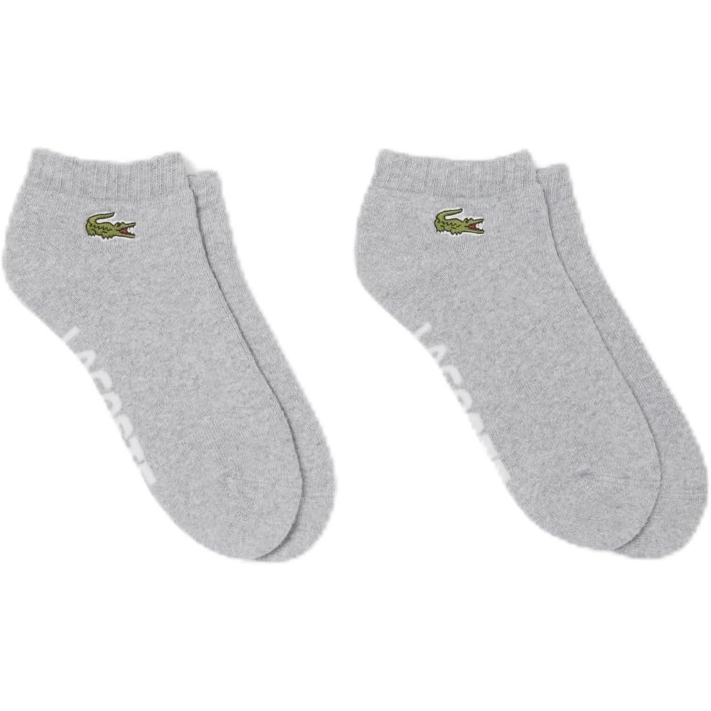 image:imageLacoste Mens 2pack Sport SocksGrey Chine