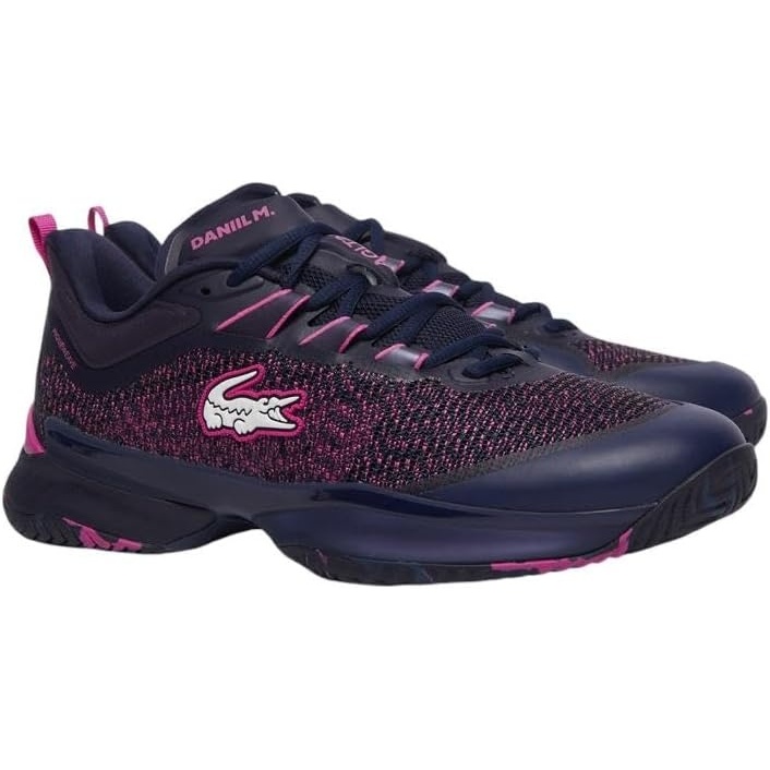 image:imageLacoste Mens Aglt23 Ultra SneakerNavy Pink