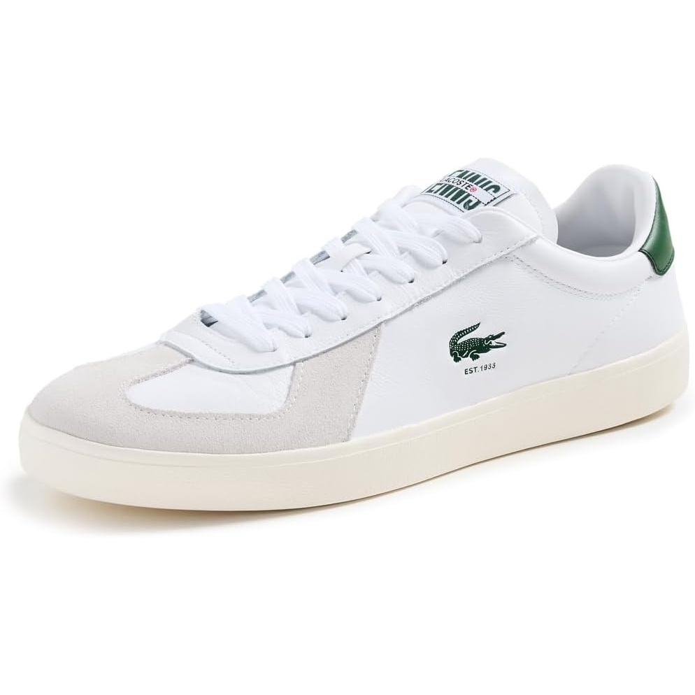 image:imageLacoste Mens Baseshot SneakersWhite  Off White