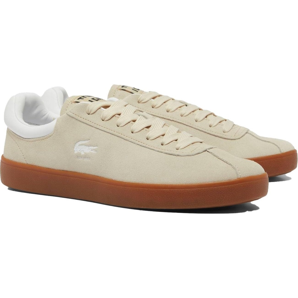 image:imageLacoste Mens Baseshot Translucent Sole SneakersOff WhtGum