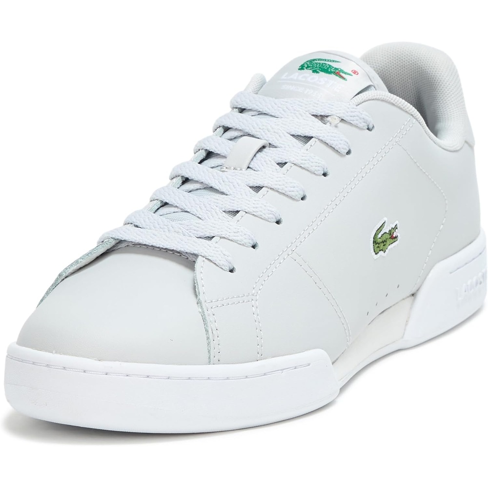 image:imageLacoste Mens Carnaby Cup Leather SneakersLight Gray  White