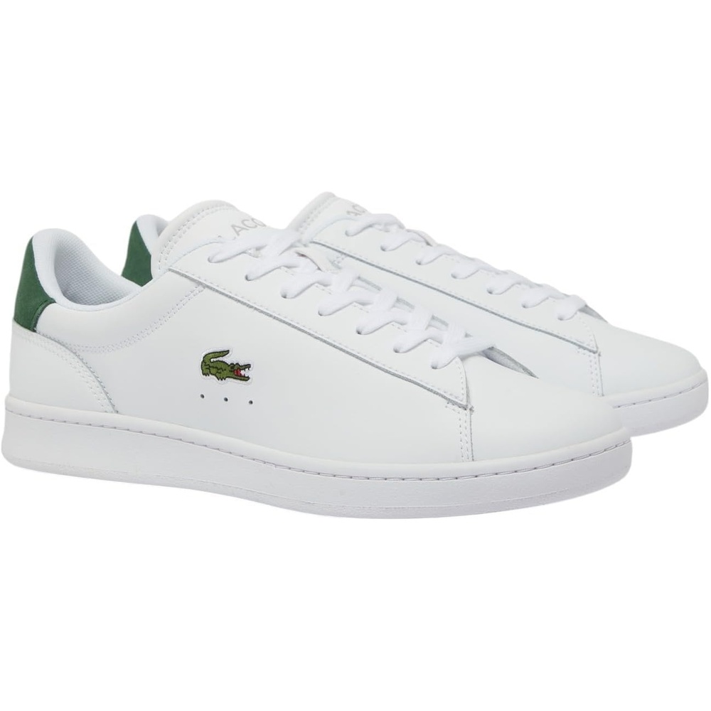 image:imageLacoste Mens Carnaby Set Trainer SneakersWhtDk Grn